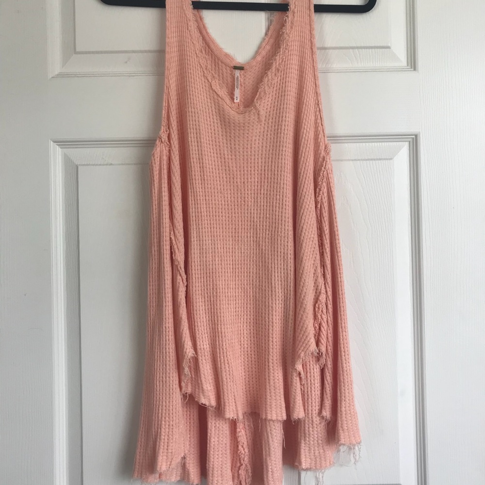 Frayed Waffle Tank